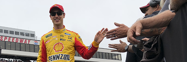 Joey Logano During July 2018 Driver Introductions